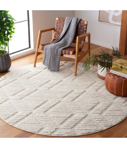 Safavieh Urban Ivory URB208 6 ft. 7 in. X 6 ft. 7 in. Round Rug