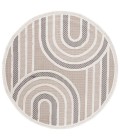 Safavieh Urban Beige / Ivory URB210 6 ft. 7 in. X 6 ft. 7 in. Round Rug