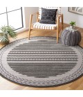 Safavieh Urban Grey / Light Grey URB214 6 ft. 7 in. X 6 ft. 7 in. Round Rug