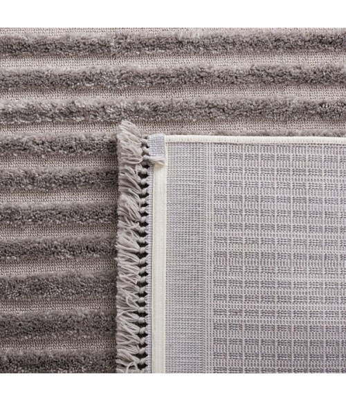 Safavieh Urban Grey / Light Grey URB216 6 ft. 7 in. X 6 ft. 7 in. Square Rug