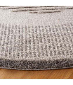 Safavieh Urban Grey / Light Grey URB218 6 ft. 7 in. X 6 ft. 7 in. Round Rug