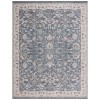 Safavieh Vivaldi Blue / Ivory VIV516 6 ft. 7 in. X 6 ft. 7 in. Round Rug