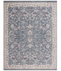 Safavieh Vivaldi Blue / Ivory VIV516 6 ft. 7 in. X 6 ft. 7 in. Round Rug