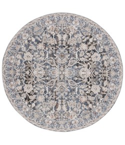 Safavieh Vivaldi Navy / Ivory VIV516 6 ft. 7 in. X 6 ft. 7 in. Round Rug