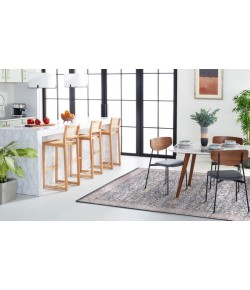 Safavieh Vivaldi Light Blue / Ivory VIV546 4 ft. X 6 ft. Rectangle Rug