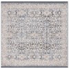 Safavieh Vivaldi Blue / Ivory VIV546 6 ft. 7 in. X 6 ft. 7 in. Square Rug
