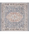 Safavieh Vivaldi Blue / Rust VIV565 6 ft. 7 in. X 6 ft. 7 in. Square Rug