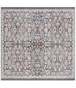 Safavieh Vivaldi Blue / Ivory VIV568 6 ft. 7 in. X 6 ft. 7 in. Square Rug