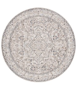Safavieh Vivaldi Ivory / Light Olive VIV595 6 ft. 7 in. X 6 ft. 7 in. Round Rug