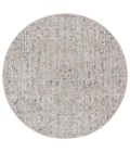 Safavieh Vivaldi Ivory / Navy VIV596 6 ft. 7 in. X 6 ft. 7 in. Round Rug