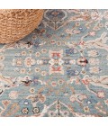 Safavieh Vivaldi Navy / Rust VIV596 6 ft. 7 in. X 6 ft. 7 in. Square Rug