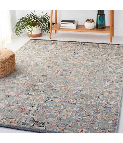 Safavieh Vivaldi Navy / Rust VIV596 5 ft. 3 in. X 7 ft. 6 in. Rectangle Rug