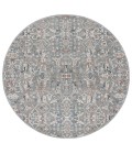 Safavieh Vivaldi Navy / Rust VIV596 6 ft. 7 in. X 6 ft. 7 in. Round Rug