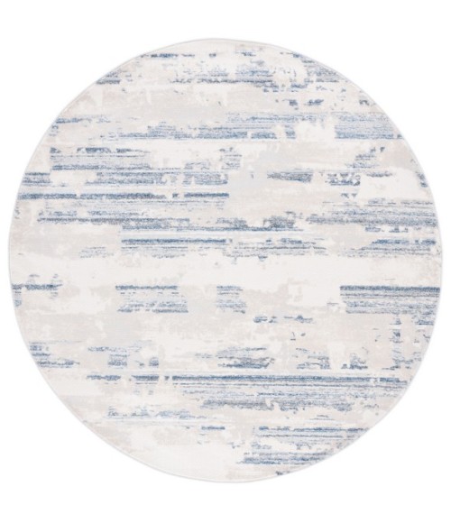 Safavieh Whisper Grey / Blue Ivory Rug WHS542 6 ft. 7 in. X 6 ft. 7 in. Round - Rugs Town Safavieh Whisper Grey / Blue Ivory WHS542 6 ft. 7 in. X 6 ft. 7 in. Round Rug