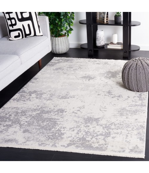 Safavieh Whisper Ivory / Grey Rug WHS546 9 ft. X 12 ft. Rectangle - Rugs Town Safavieh Whisper Ivory / Grey WHS546 9 ft. X 12 ft. Rectangle Rug