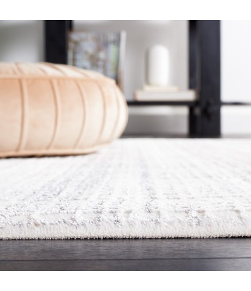 Safavieh Whisper Ivory / Grey Rug WHS548 6 ft. 7 in. X 6 ft. 7 in. Square - Rugs Town Safavieh Whisper Ivory / Grey WHS548 6 ft. 7 in. X 6 ft. 7 in. Square Rug