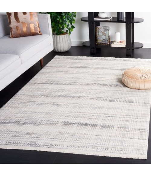 Safavieh Whisper Ivory / Grey WHS548 4 ft. X 6 ft. Rectangle Rug