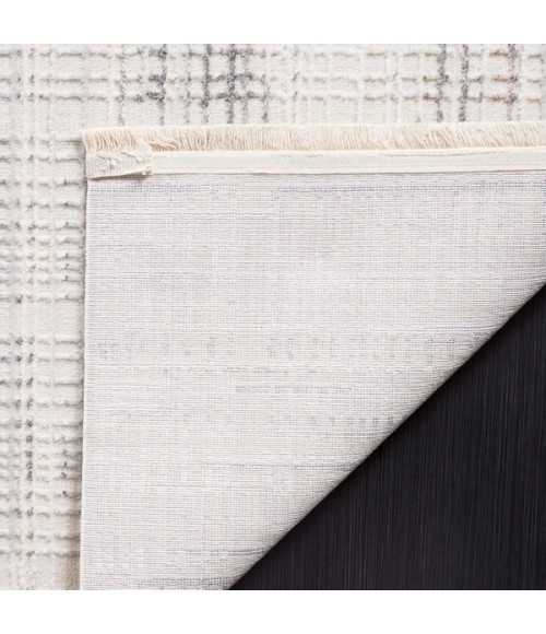 Safavieh Whisper Ivory / Grey Rug WHS548 6 ft. 7 in. X 6 ft. 7 in. Square - Rugs Town Safavieh Whisper Ivory / Grey WHS548 6 ft. 7 in. X 6 ft. 7 in. Square Rug