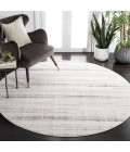 Safavieh Whisper Ivory / Grey WHS548 6 ft. 7 in. X 6 ft. 7 in. Round Rug