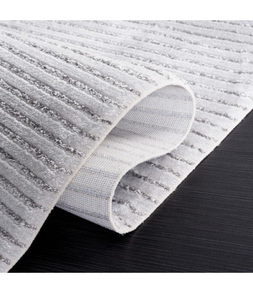 Safavieh Whisper Grey / Dark Grey Rug WHS550 6 ft. 7 in. X 6 ft. 7 in. Square - Rugs Town Safavieh Whisper Grey / Dark Grey WHS550 6 ft. 7 in. X 6 ft. 7 in. Square Rug