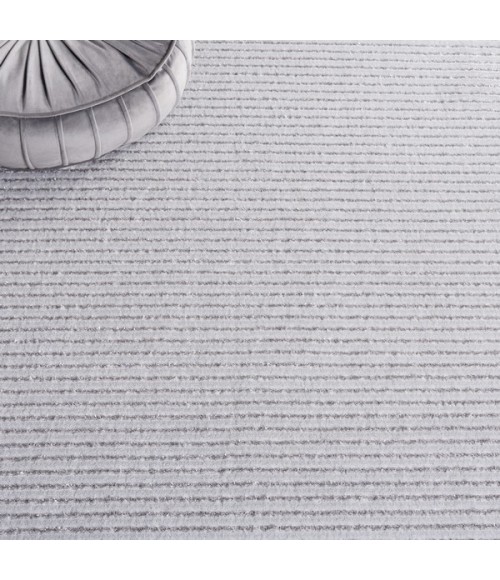 Safavieh Whisper Grey / Dark Grey Rug WHS550 6 ft. 7 in. X 6 ft. 7 in. Square - Rugs Town Safavieh Whisper Grey / Dark Grey WHS550 6 ft. 7 in. X 6 ft. 7 in. Square Rug