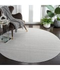 Safavieh Whisper Grey / Dark Grey Rug WHS550 6 ft. 7 in. X 6 ft. 7 in. Round - Rugs Town Safavieh Whisper Grey / Dark Grey WHS550 6 ft. 7 in. X 6 ft. 7 in. Round Rug