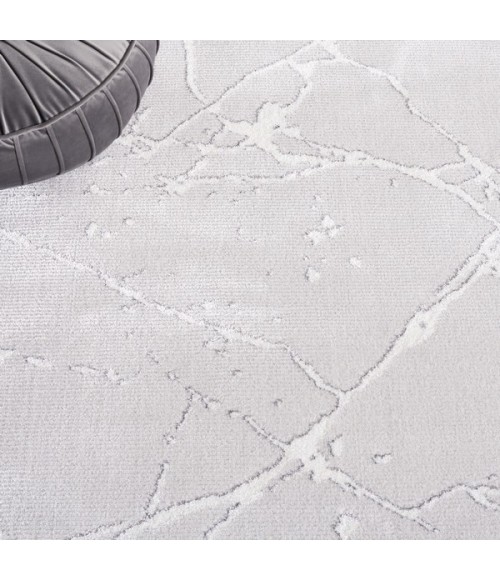 Safavieh Whisper Grey / Ivory Rug WHS552 6 ft. 7 in. X 6 ft. 7 in. Round - Rugs Town Safavieh Whisper Grey / Ivory WHS552 6 ft. 7 in. X 6 ft. 7 in. Round Rug