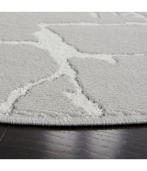 Safavieh Whisper Grey / Ivory Rug WHS552 6 ft. 7 in. X 6 ft. 7 in. Round - Rugs Town Safavieh Whisper Grey / Ivory WHS552 6 ft. 7 in. X 6 ft. 7 in. Round Rug