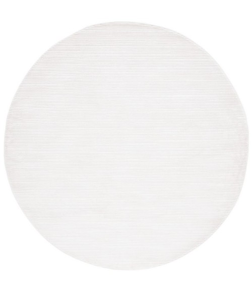 Safavieh Whisper Ivory / Ivory WHS565 6 ft. 7 in. X 6 ft. 7 in. Round Rug