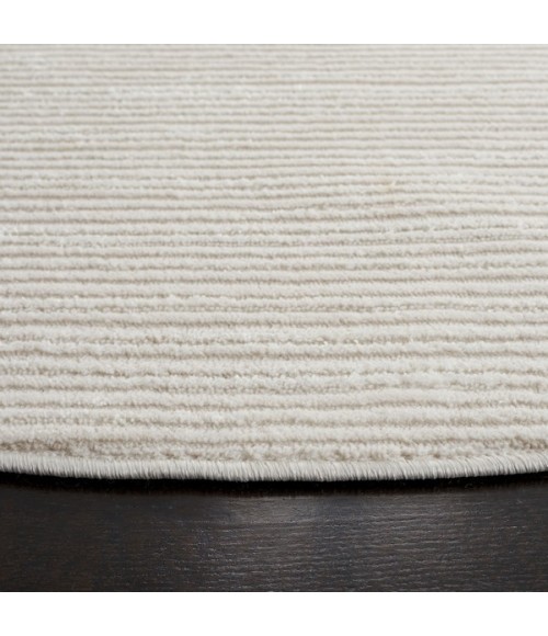Safavieh Whisper Ivory / Ivory WHS565 6 ft. 7 in. X 6 ft. 7 in. Round Rug