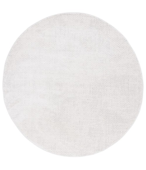 Safavieh Whisper Light Grey / Ivory WHS568 6 ft. 7 in. X 6 ft. 7 in. Round Rug