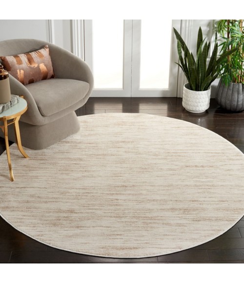 Safavieh Whisper Ivory / Beige WHS584 6 ft. 7 in. X 6 ft. 7 in. Round Rug