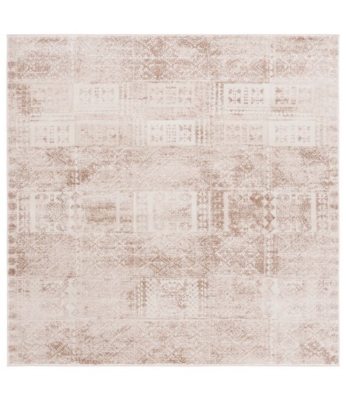 Safavieh Whisper Beige / Light Beige WHS818 6 ft. 7 in. X 6 ft. 7 in. Round Rug