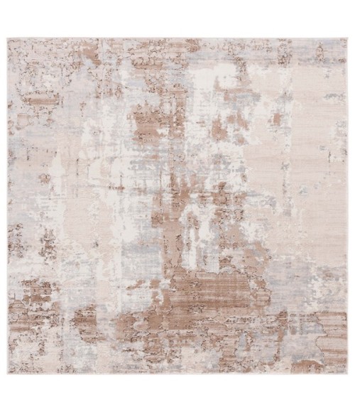 Safavieh Whisper Beige / Light Grey WHS820 6 ft. 7 in. X 6 ft. 7 in. Round Rug
