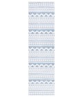 Safavieh Alamo Area Rug ALM716M-28 Safavieh Alamo ALM716 Blue / Ivory 2'-2" X 8' Runner Area Rug