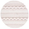 Safavieh Alamo ALM716 Taupe / Ivory 6'-7" X 6'-7" Round Area Rug
