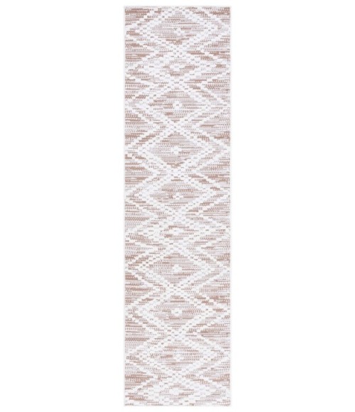 Safavieh Alamo ALM717 Taupe / Ivory 2'-2" X 8' Runner Area Rug