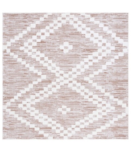 Safavieh Alamo Area Rug ALM717T-7SQ Safavieh Alamo ALM717 Taupe / Ivory 6'-7" X 6'-7" Square Area Rug