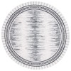 Safavieh Alamo ALM732 Grey / Charcoal 6'-7" X 6'-7" Round Area Rug