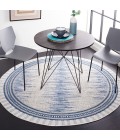 Safavieh Alamo Area Rug ALM732M-7R Safavieh Alamo ALM732 Grey / Blue 6'-7" X 6'-7" Round Area Rug