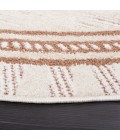 Safavieh Alamo Area Rug ALM732T-7R Safavieh Alamo ALM732 Taupe / Ivory 6'-7" X 6'-7" Round Area Rug