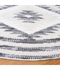 Safavieh Alamo Area Rug ALM737H-7R Safavieh Alamo ALM737 Ivory / Charcoal 6'-7" X 6'-7" Round Area Rug