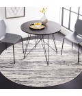 Safavieh Alamo Area Rug ALM742H-7R Safavieh Alamo ALM742 Charcoal / Ivory 6'-7" X 6'-7" Round Area Rug