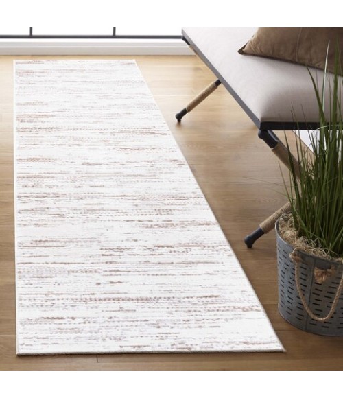 Safavieh Alamo Area Rug ALM742T-28 Safavieh Alamo ALM742 Taupe / Ivory 2'-2" X 8' Runner Area Rug