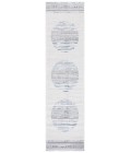Safavieh Alamo Area Rug ALM775N-28 Safavieh Alamo ALM775 Ivory / Navy 2'-2" X 8' Runner Area Rug