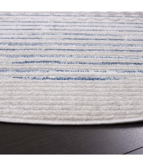 Safavieh Alamo Area Rug ALM775N-7R Safavieh Alamo ALM775 Ivory / Navy 6'-7" X 6'-7" Round Area Rug