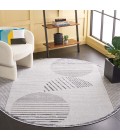 Safavieh Alamo Area Rug ALM779F-7R Safavieh Alamo ALM779 Ivory / Grey 6'-7" X 6'-7" Round Area Rug