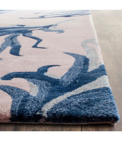 Safavieh Allure ALR121 Beige / Blue 4' X 6' Rectangle Area Rug