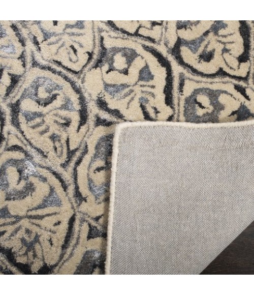 Safavieh Allure ALR419 Ivory / Charcoal 4' X 6' Rectangle Area Rug