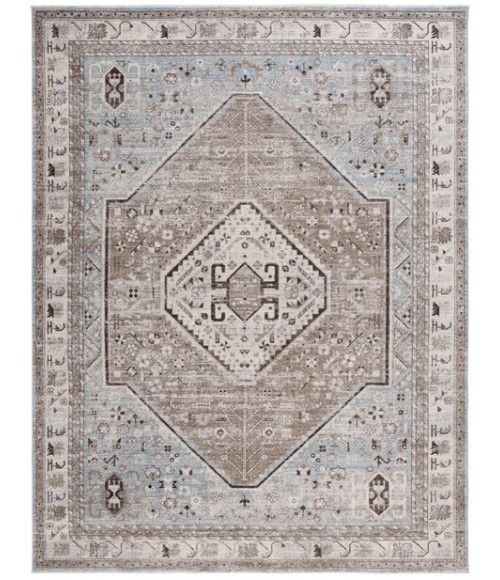 Safavieh Antique Patina ANP646 Blue / Beige 4' X 10' Rectangle Area Rug